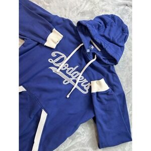 Hoodie Men XLT Los Angeles Dodgers Baseball Sweatshirt Blue MLB Genuine Pullover